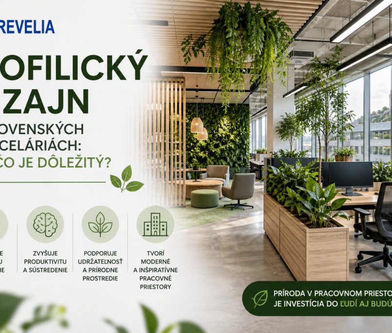 Biofilicky dizajn v slovenských kancelariach